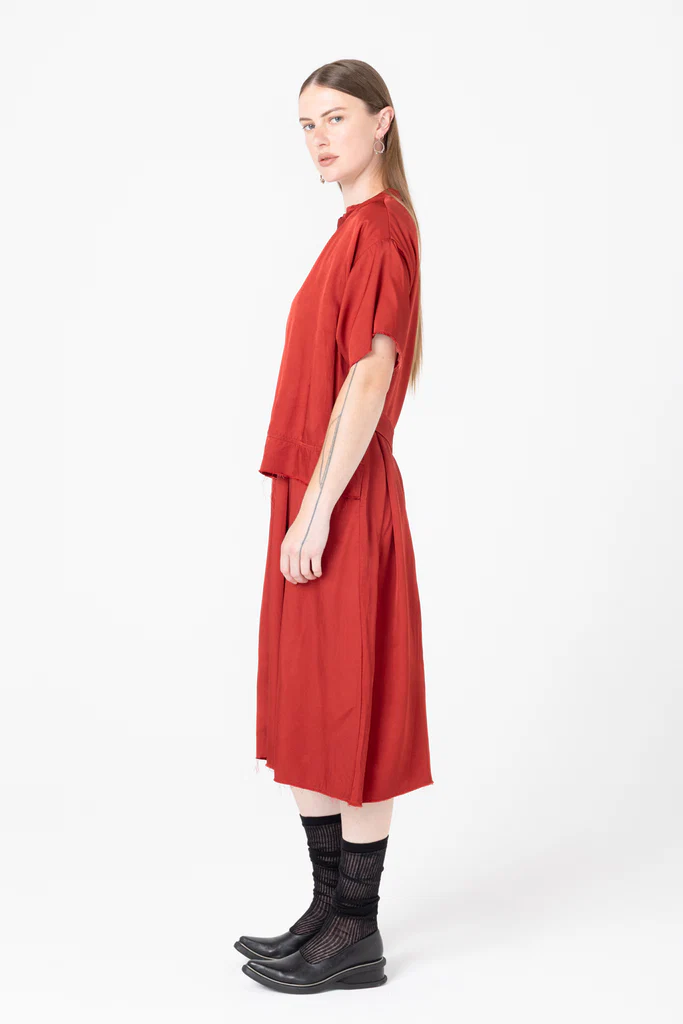 Company of Strangers Extension Dress - Brick