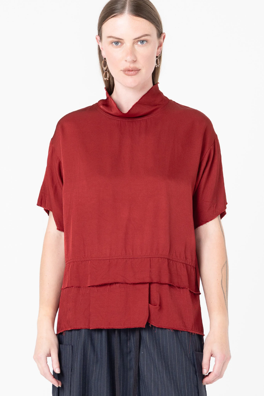 Company of Strangers Fax Tee - Brick