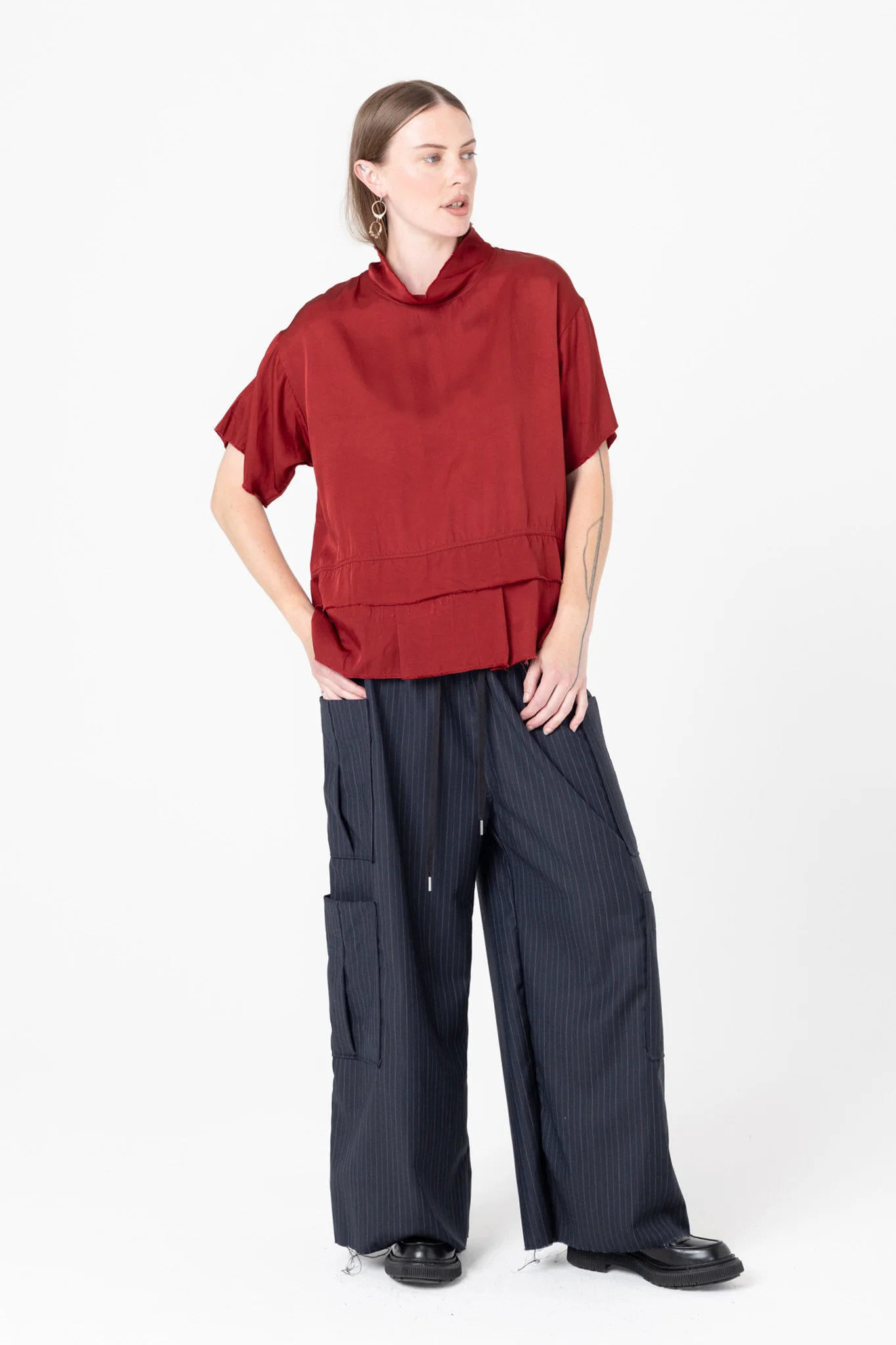 Company of Strangers Fax Tee - Brick