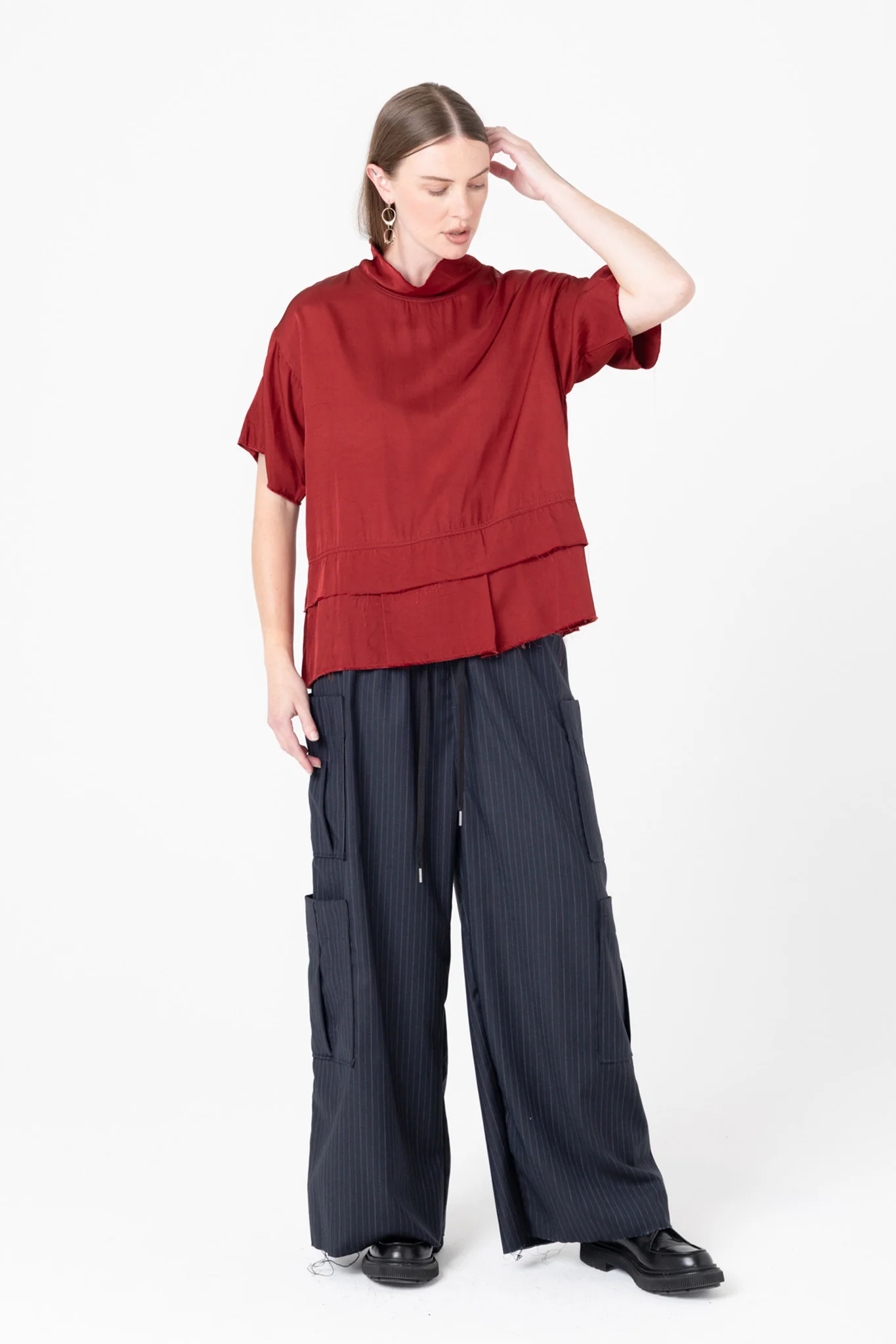 Company of Strangers Fax Tee - Brick