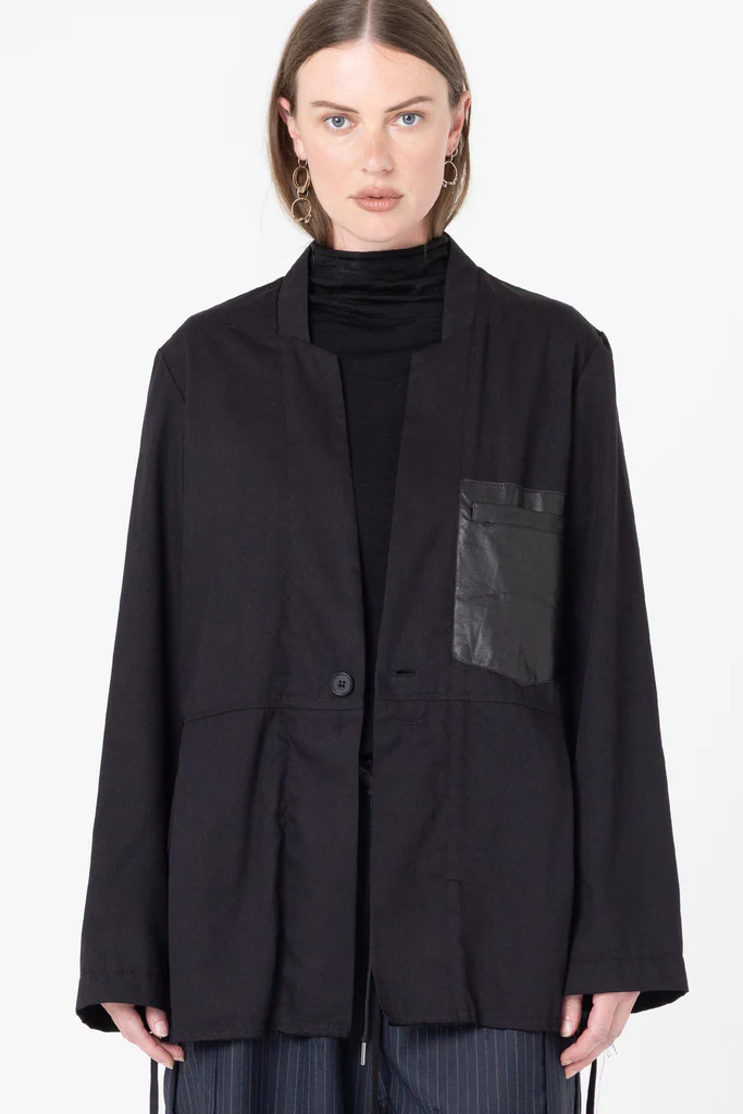Company of Strangers Hotel Jacket - Black Twill