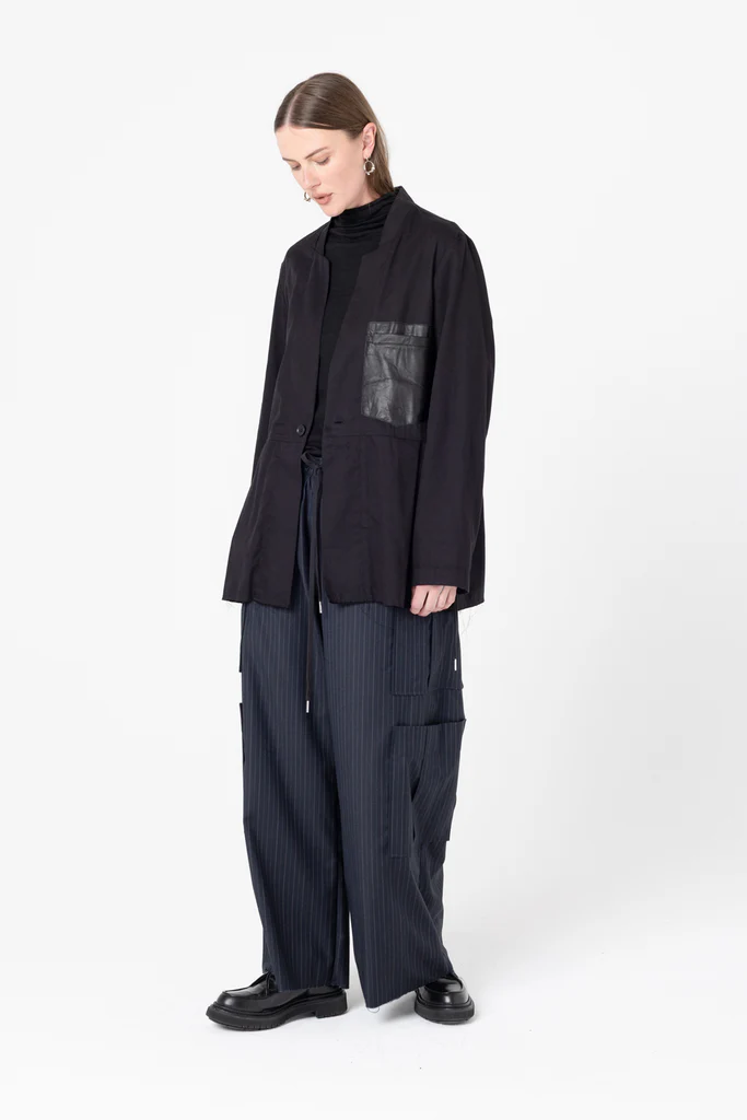 Company of Strangers Hotel Jacket - Black Twill