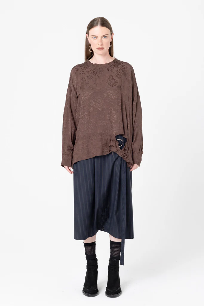 Company of Strangers Tangle Sweater - Cacao Jaquard