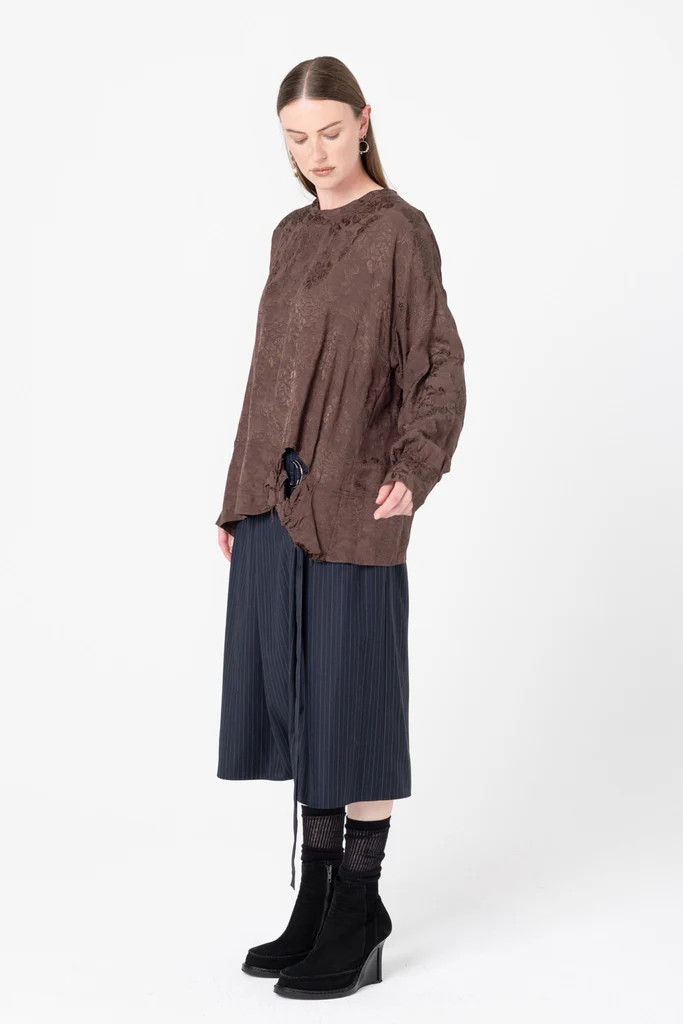 Company of Strangers Tangle Sweater - Cacao Jaquard