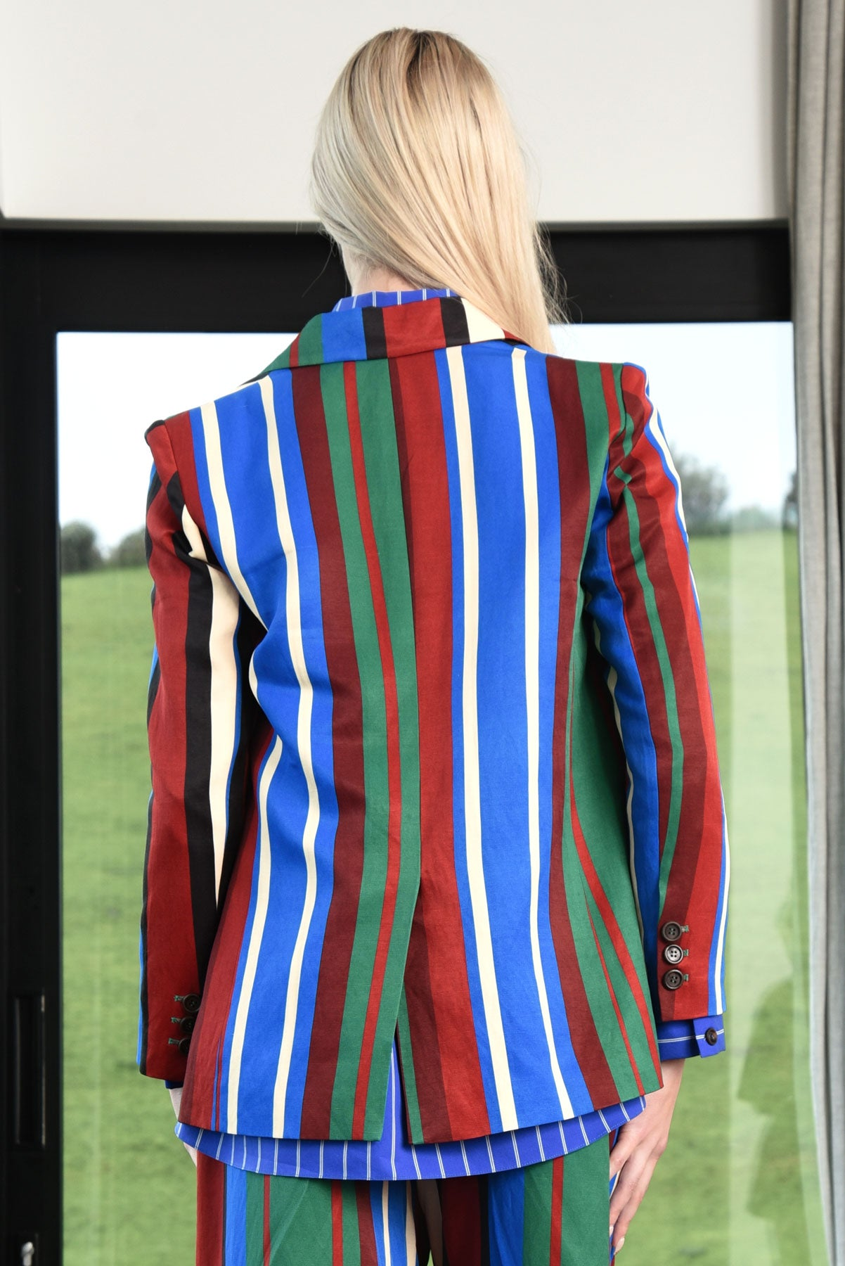 Cooper Stripe Lines Blazer - Stripe