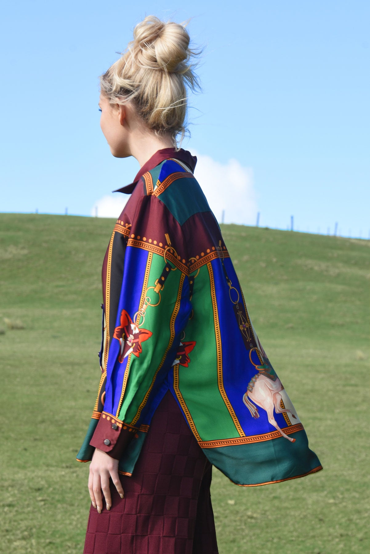 Cooper Let the Sun Shine Shirt - Horse Multi