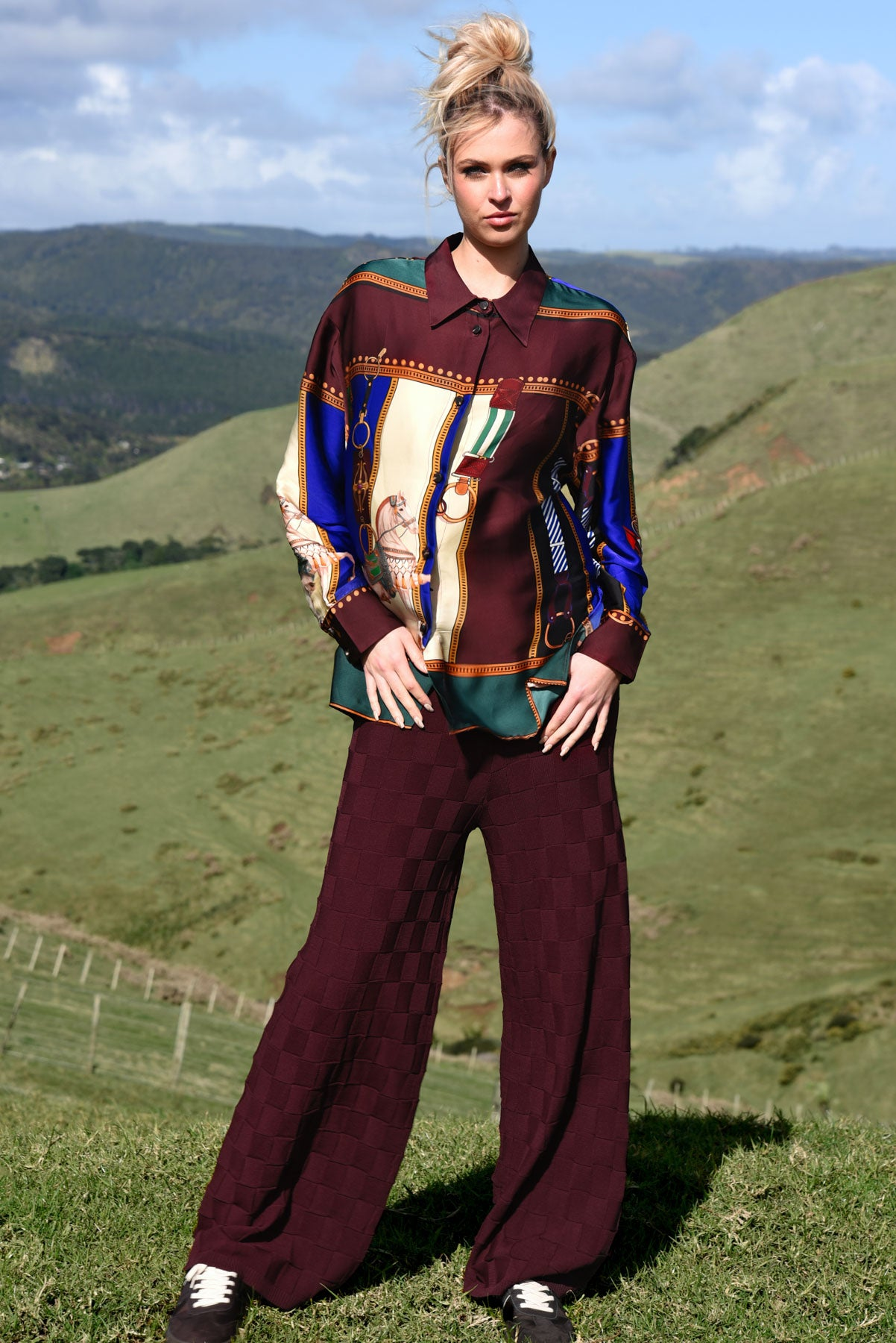 Cooper Let the Sun Shine Shirt - Horse Multi