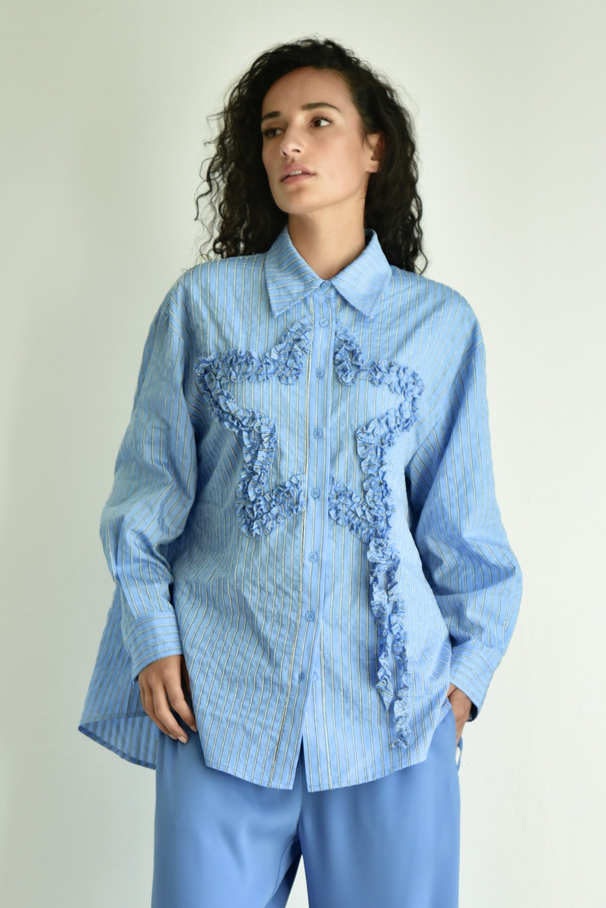 Cooper As Star As It Goes Shirt - Blue Stripe
