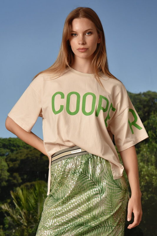 Cooper Left Hanging T-Shirt - Blush