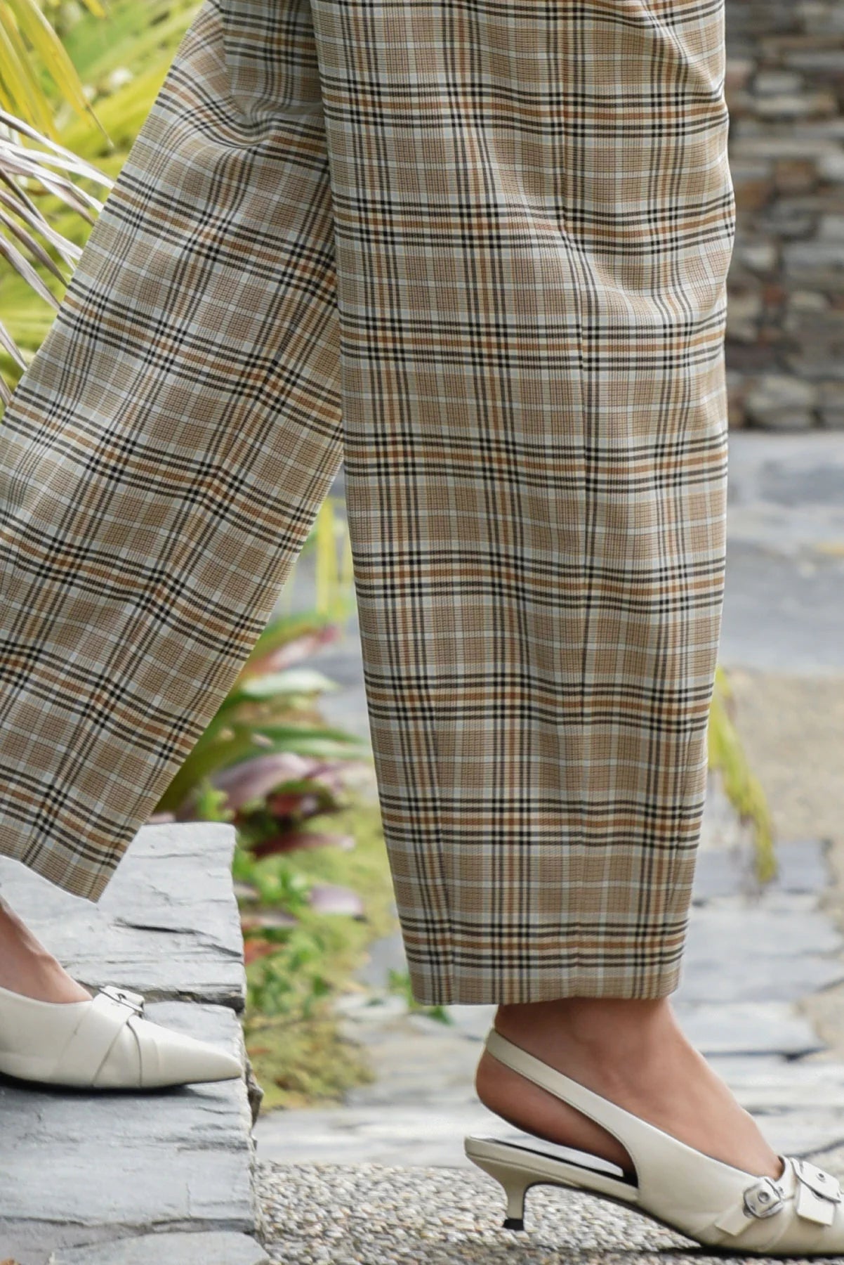 Cooper Off Track Pant - Brown Check