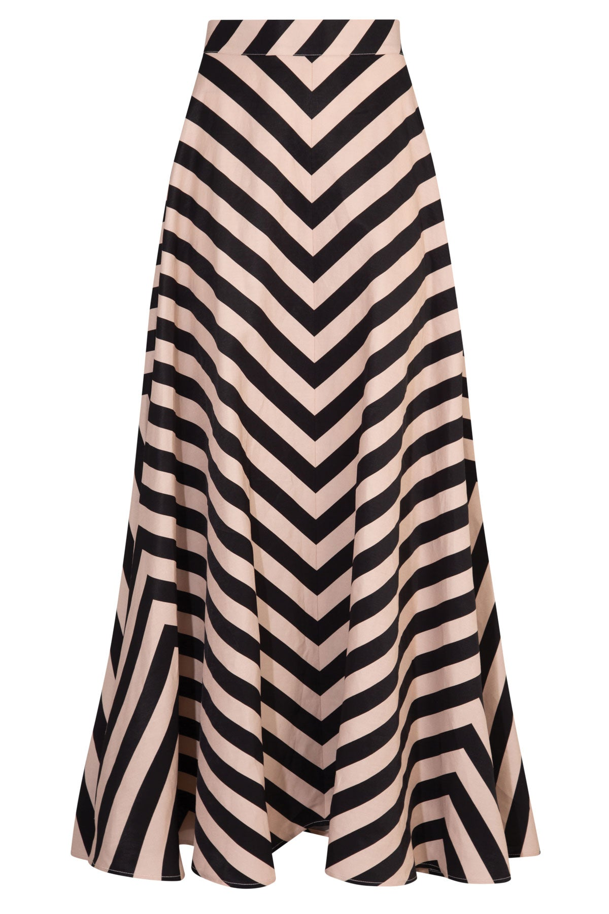 Cooper Totally Linear Skirt - Chevron Stripe