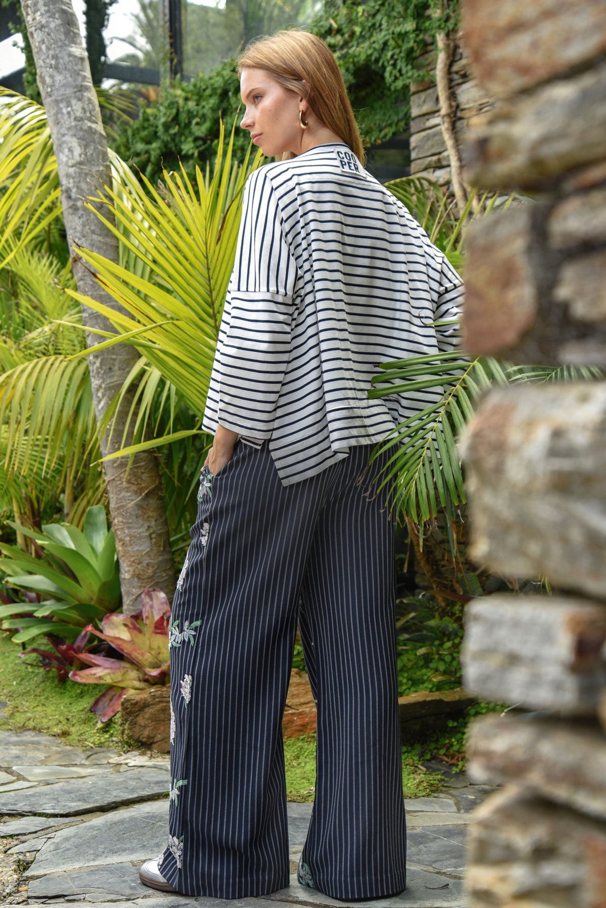 Cooper Seville Strolls Pant - Sequin Pinstripe