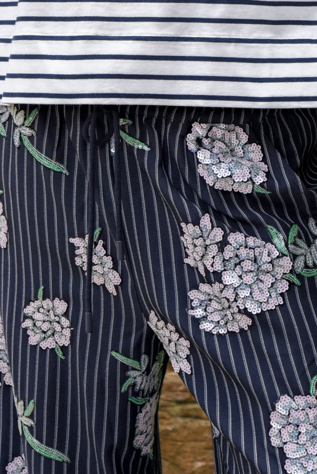 Cooper Seville Strolls Pant - Sequin Pinstripe