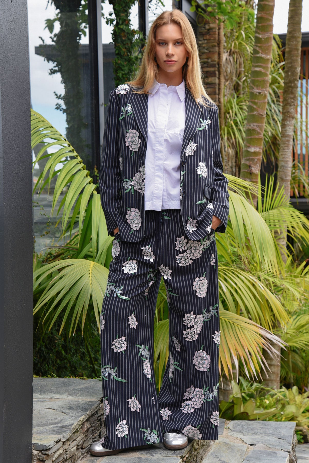 Cooper Seville Strolls Pant - Sequin Pinstripe