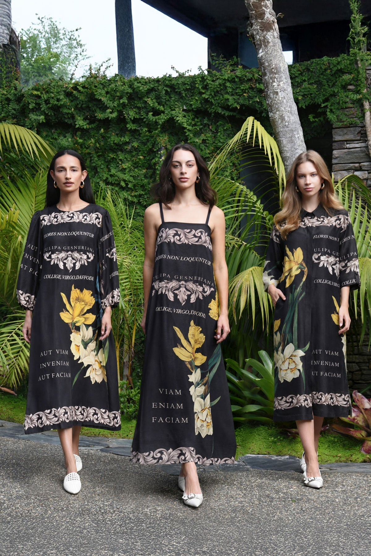 Cooper Brief Statement Dress - Latin Print