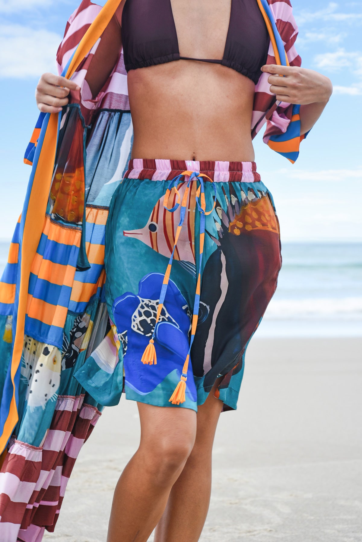 Cooper Step Into Sunshine Shorts - Multi Fish