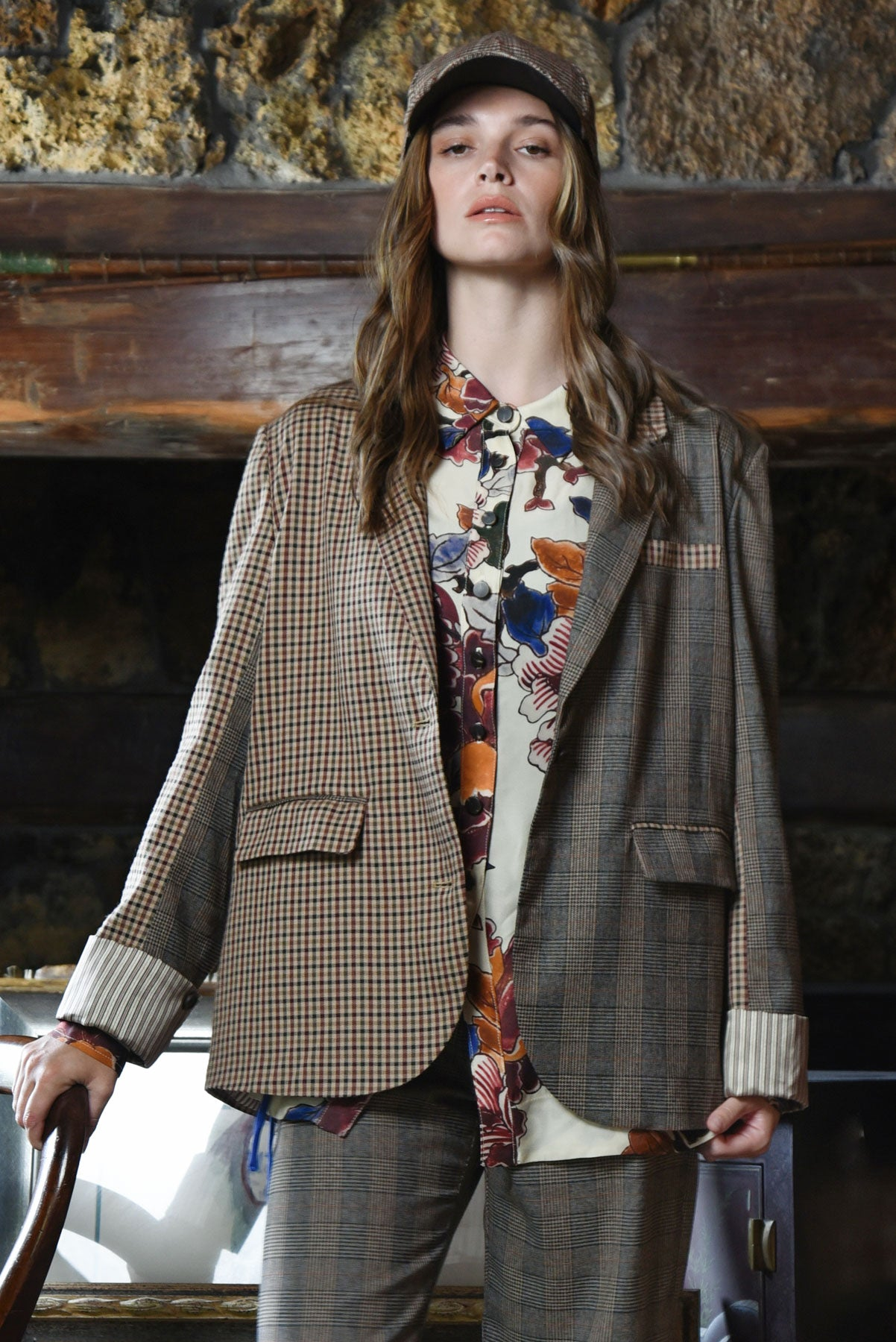 Cooper Criss-Crossed Jacket - Multi Check