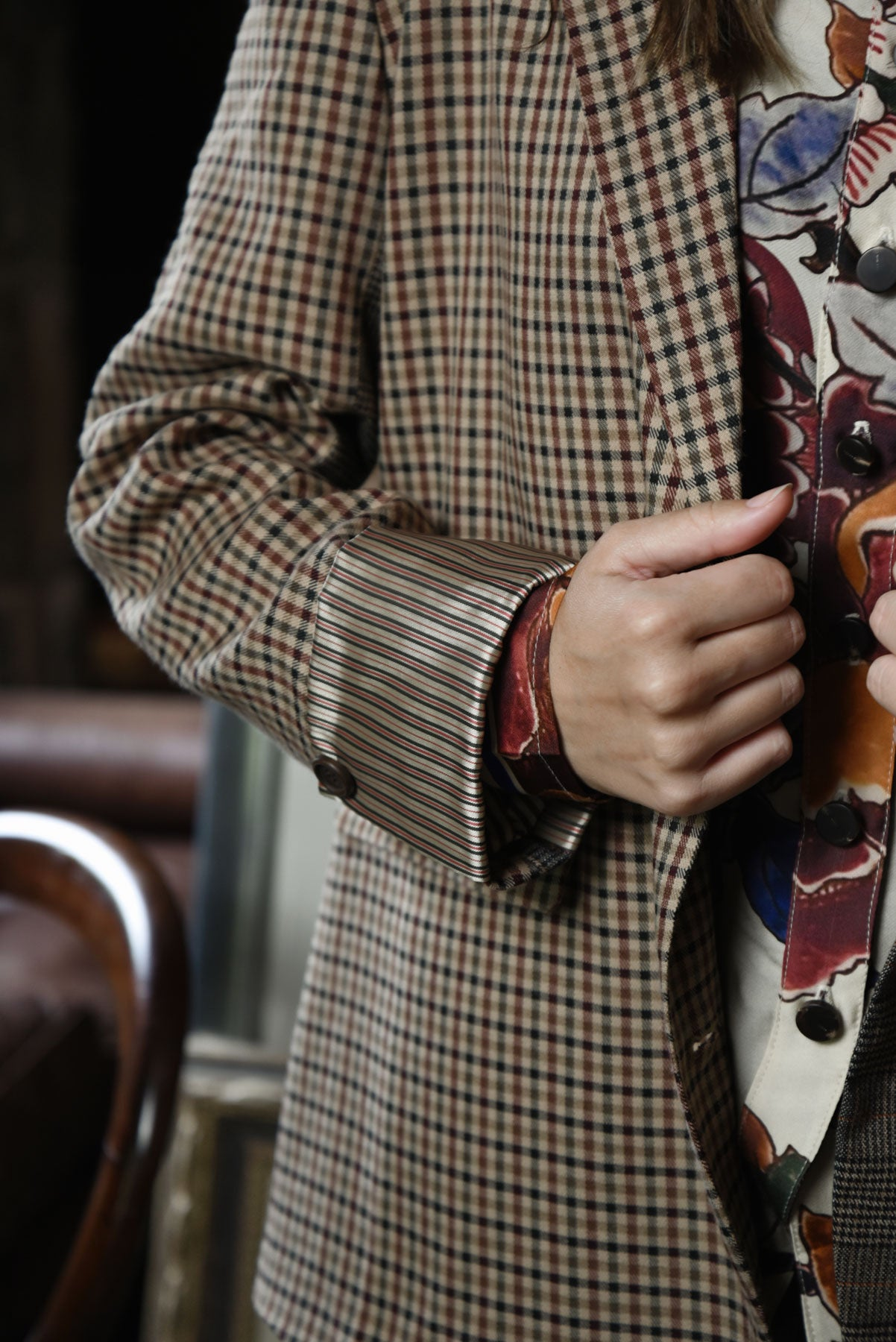 Cooper Criss-Crossed Jacket - Multi Check