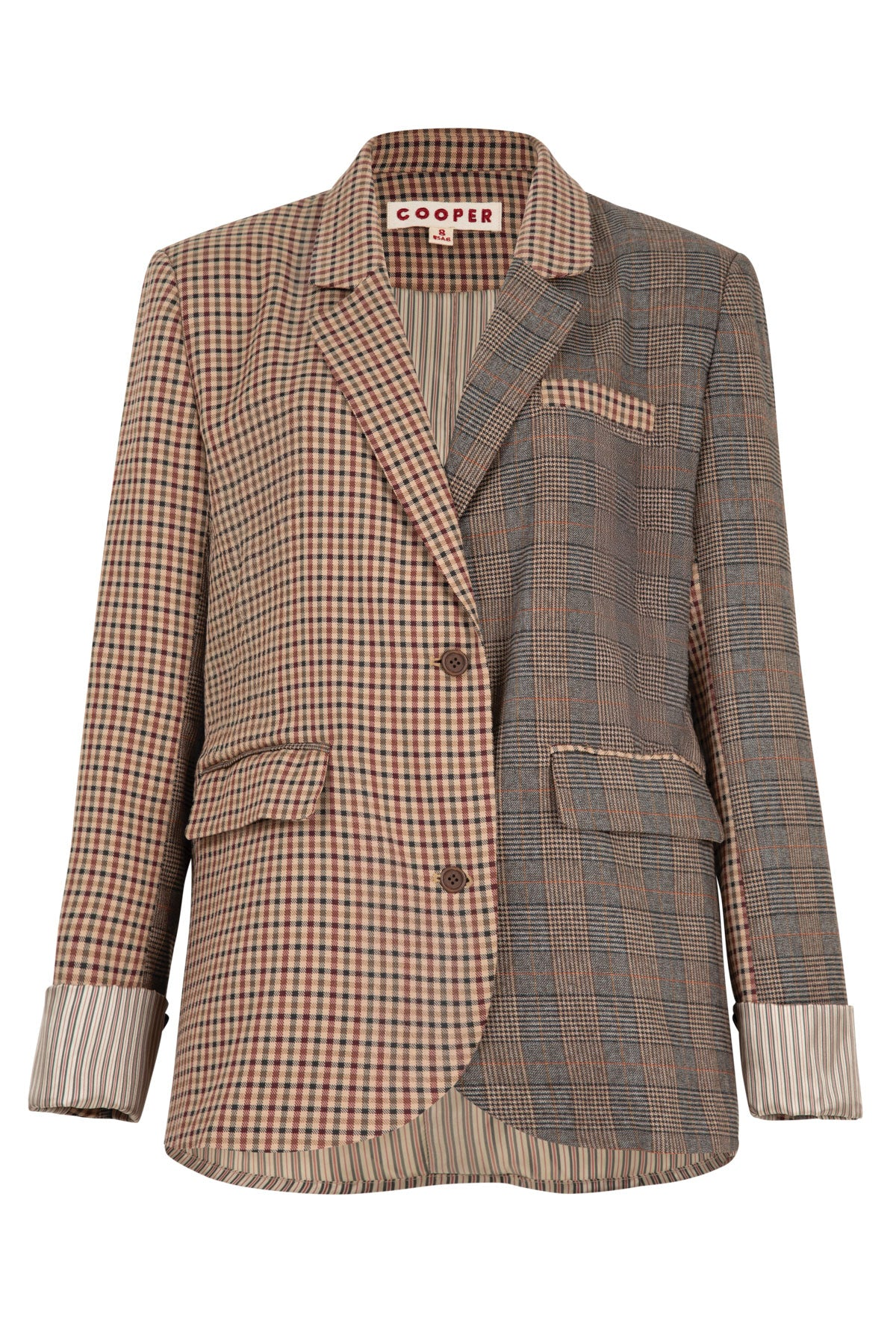 Cooper Criss-Crossed Jacket - Multi Check