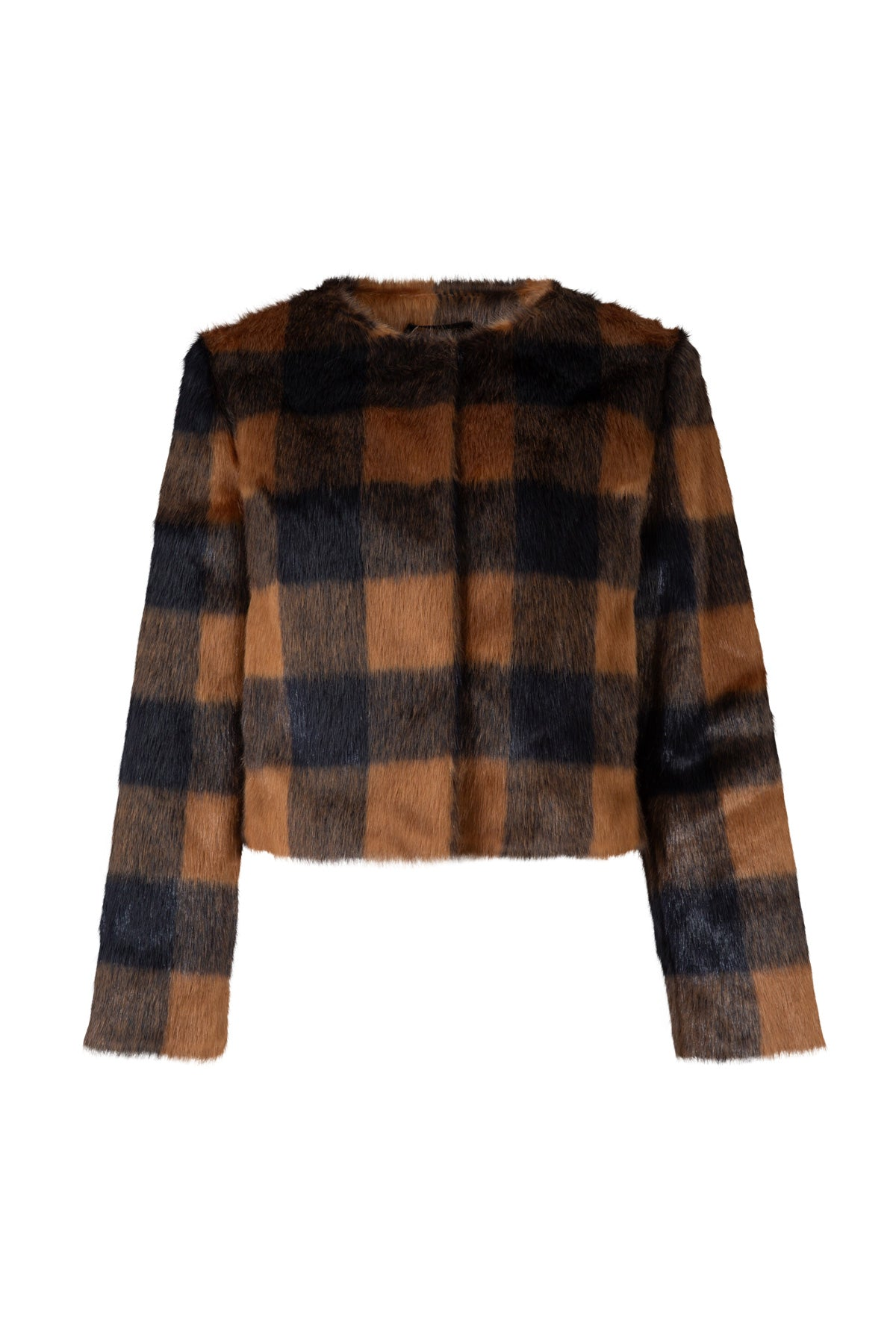 Coop Crazy Fur You Jacket - Navy Check