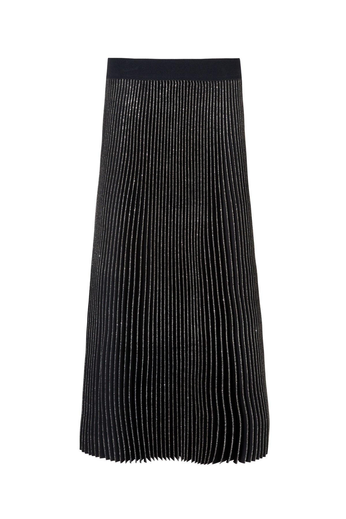 Coop Taken Gliterally Skirt - Black/Silver