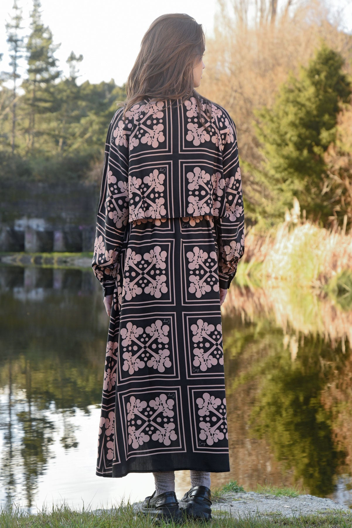 Coop Cinch Forever Coat Dress - Black & Pink