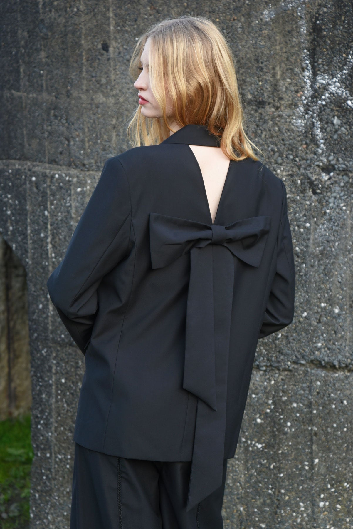 Coop Bow Tied Blazer - Black