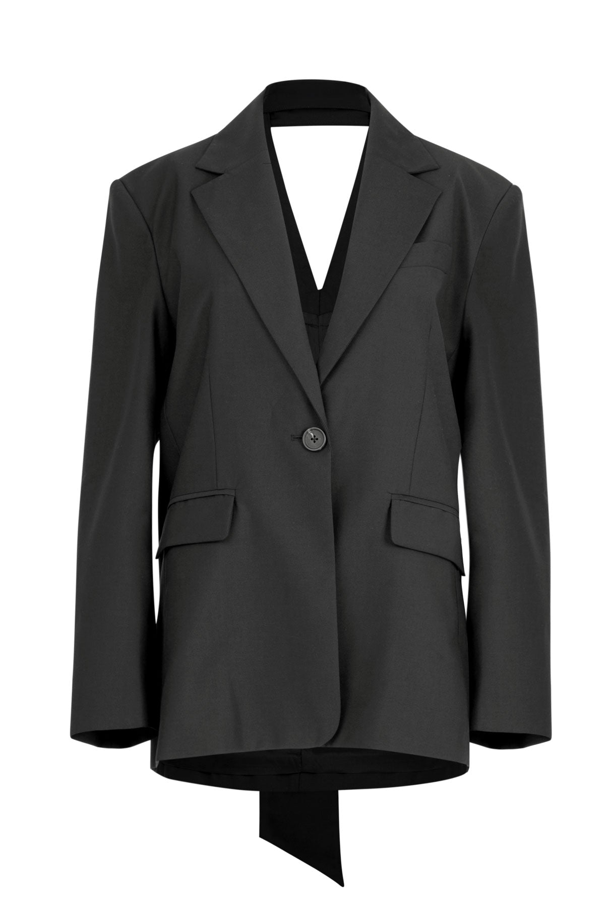 Coop Bow Tied Blazer - Black