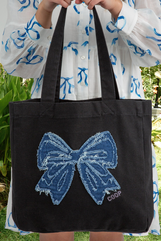 Coop The Bold & The Bowtiful Bag - Black & Denim