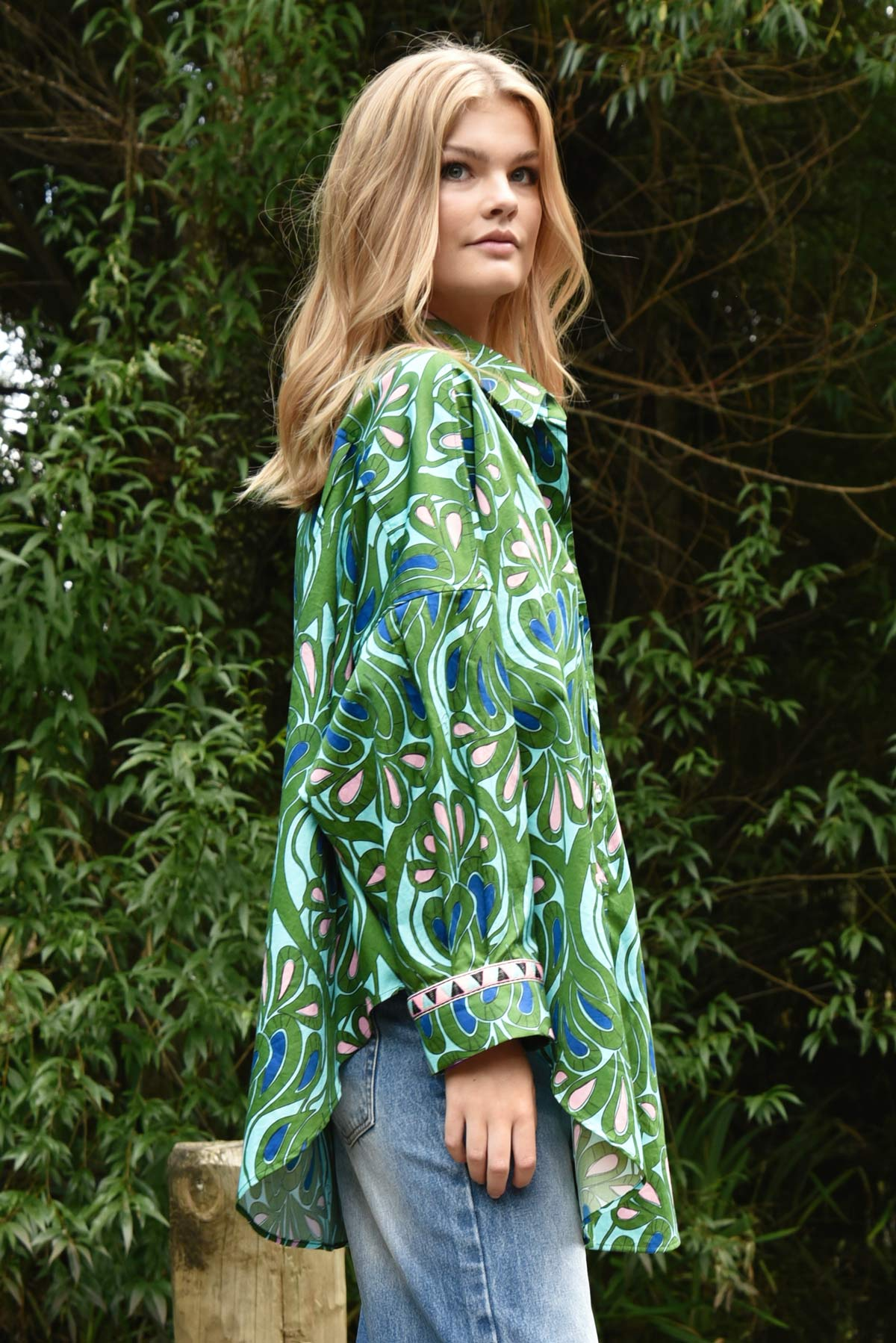 Coop Take It Easy Shirt - Green & Blue