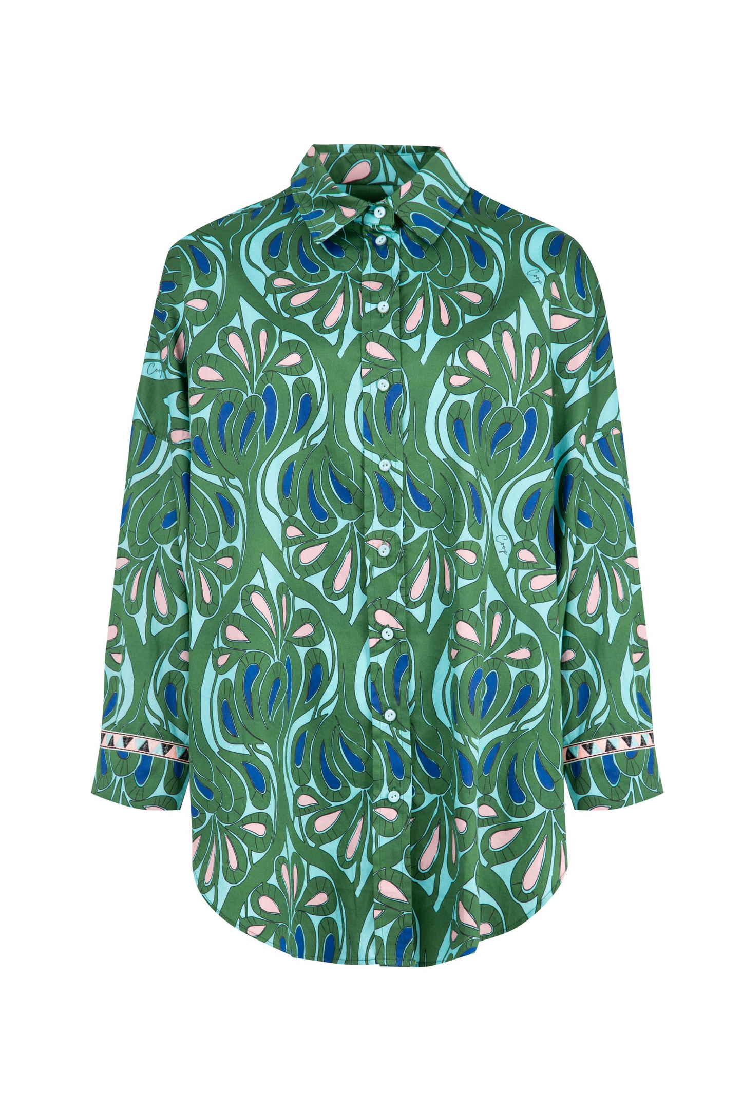 Coop Take It Easy Shirt - Green & Blue