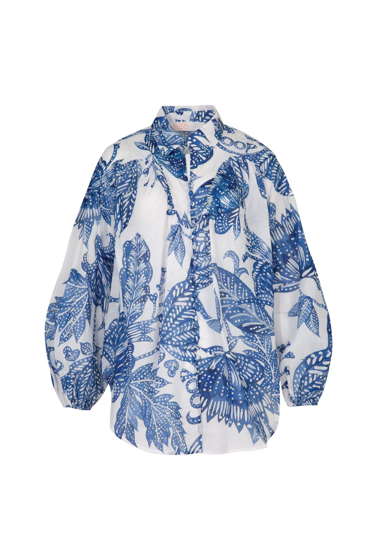 Coop Belle of the Billow Blouse - Blue & White
