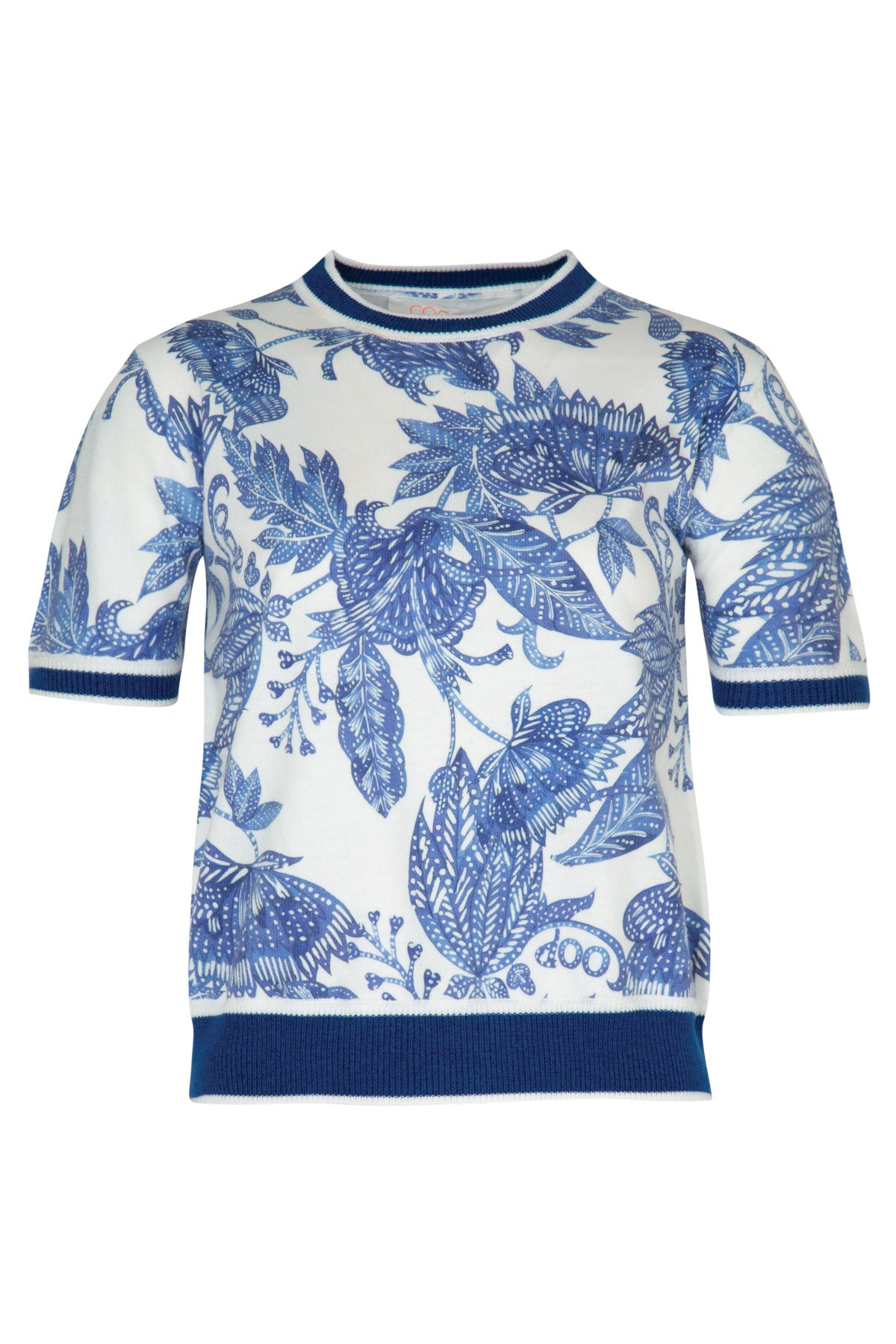 Coop Out Of The Blue Top - Blue & White