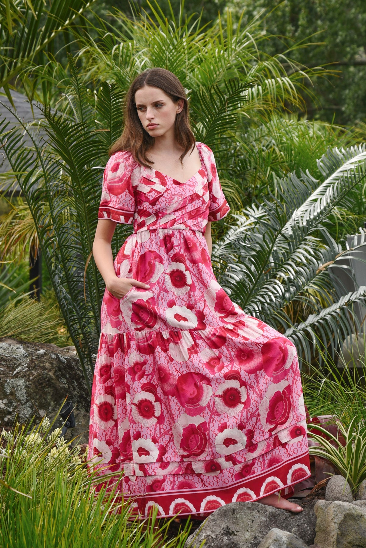 Coop Go WIth The Flo-ral Dress - Pink