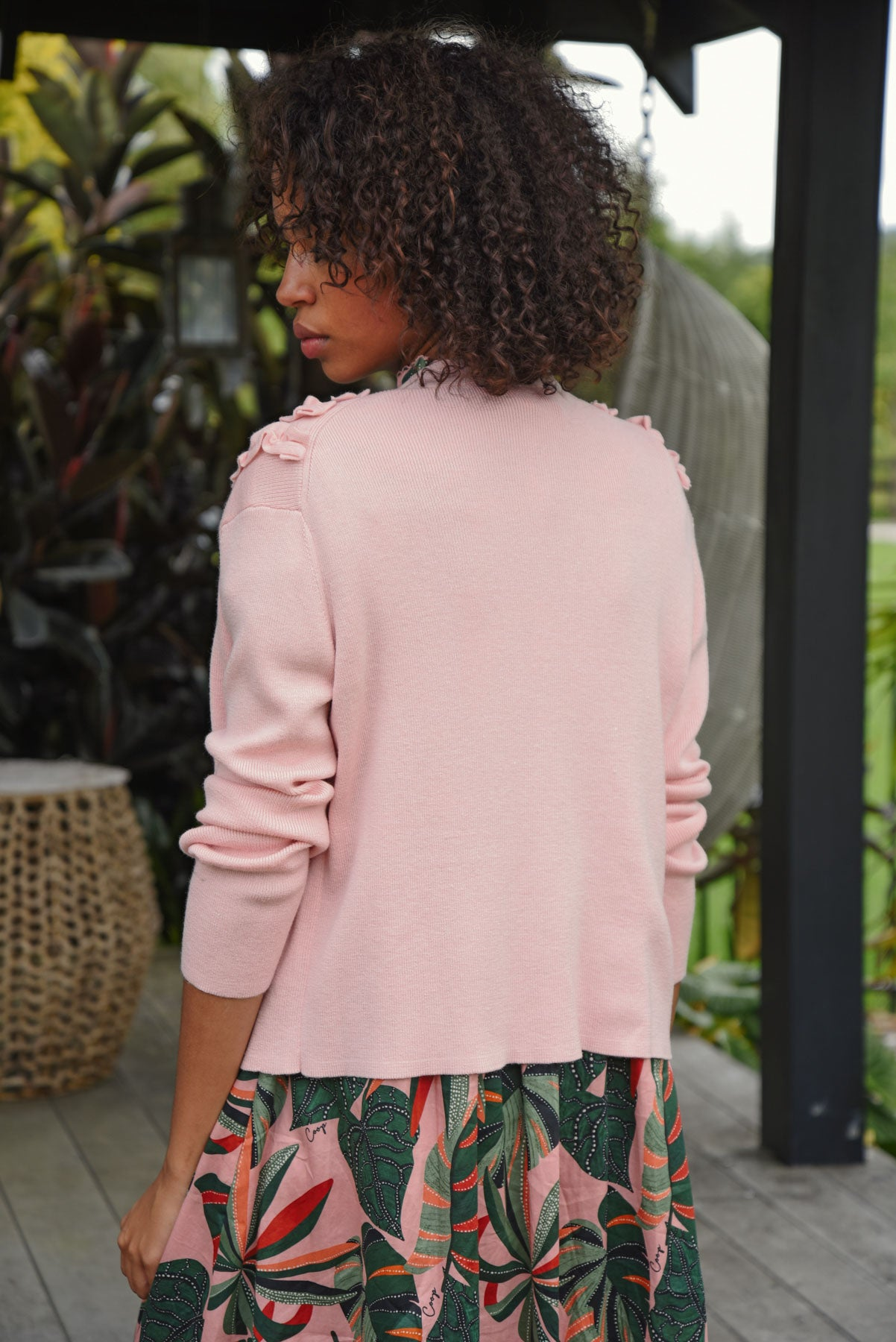 Coop Frilluxe Cardigan - Pink