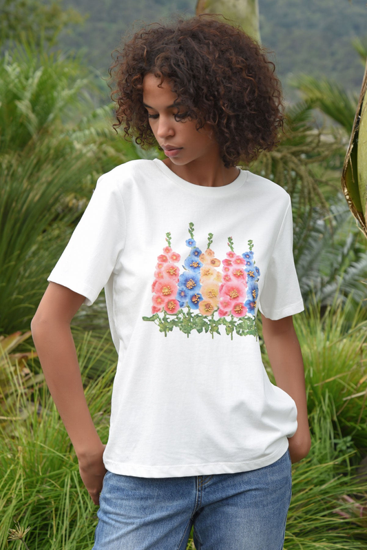 Coop Foxglove & Fancy Free T-Shirt - White