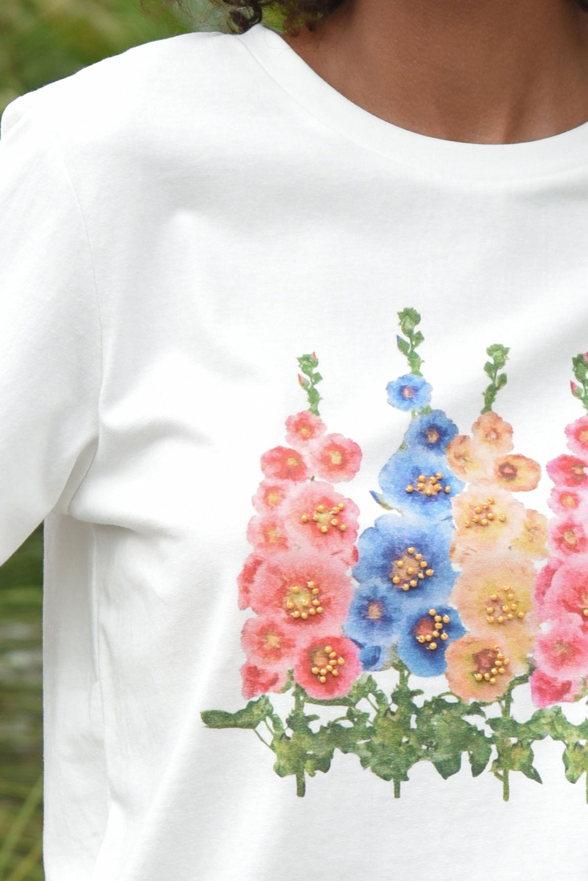 Coop Foxglove & Fancy Free T-Shirt - White