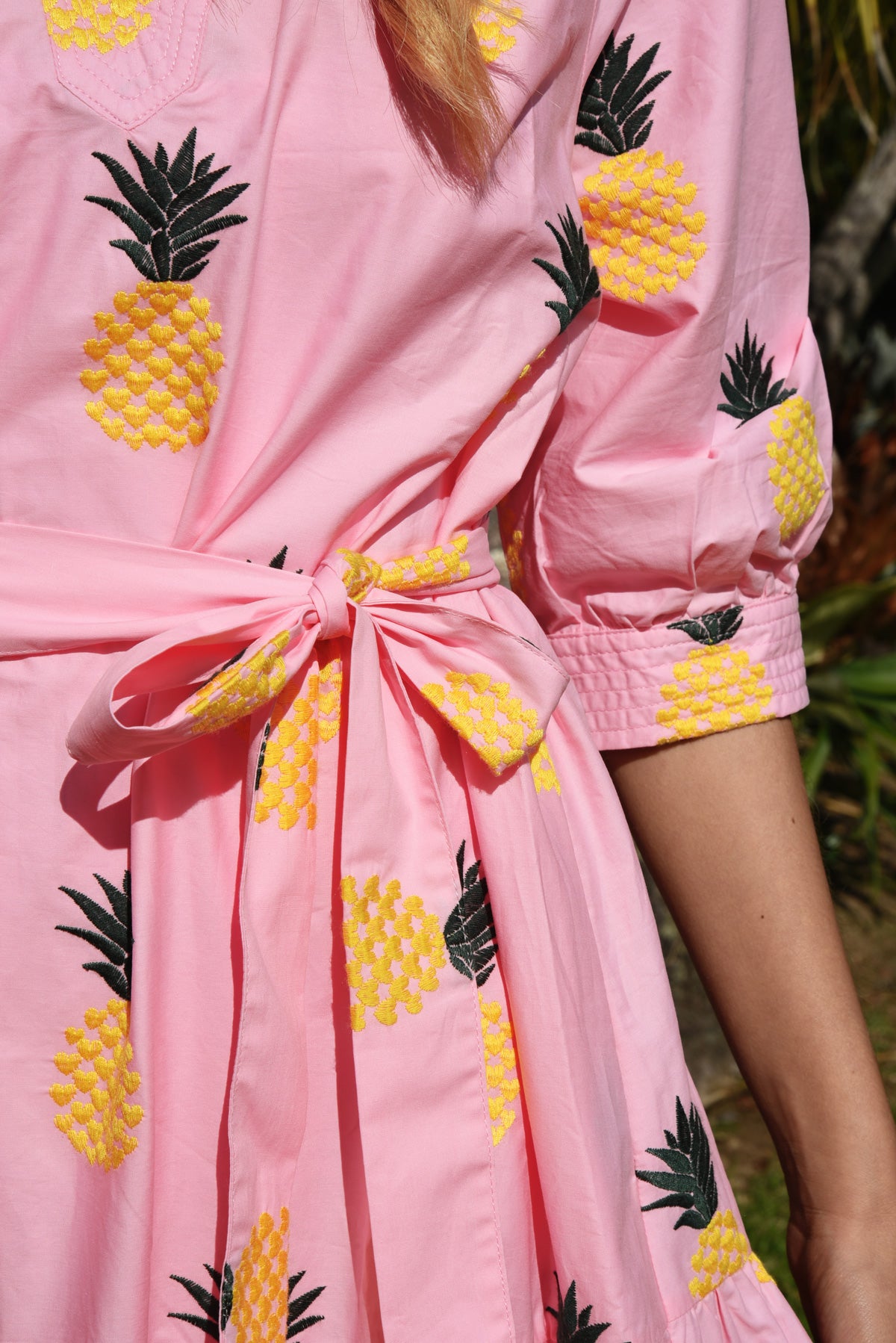 Coop Pineapple Palms Dress - Pink