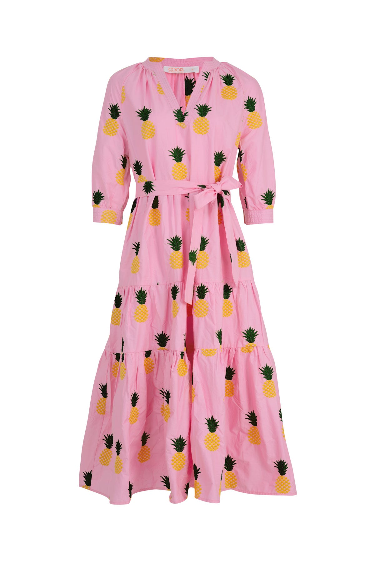 Coop Pineapple Palms Dress - Pink