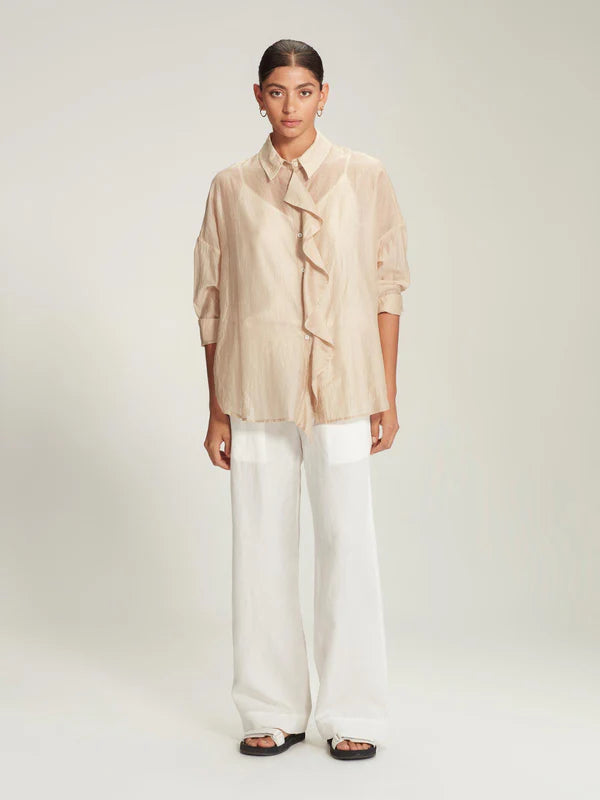 Caroline Sills Rodrigo Shirt - Sand