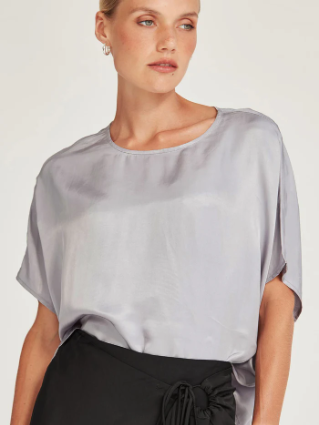 Caroline Sills Atlanta Top - Silver