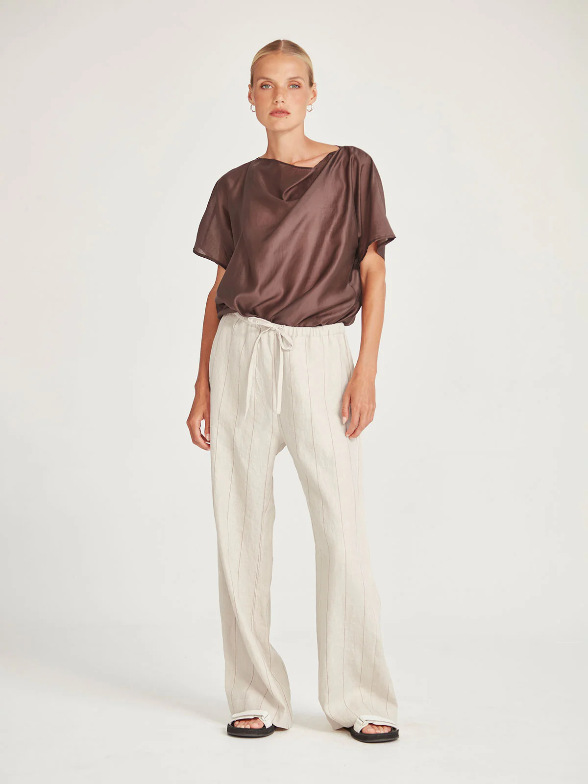 Caroline Sills Dana Top - Cocoa