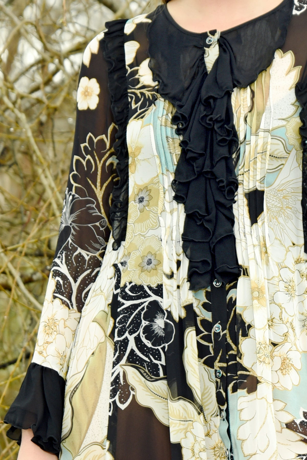 Curate Shirty Dancing Dress - Flowers