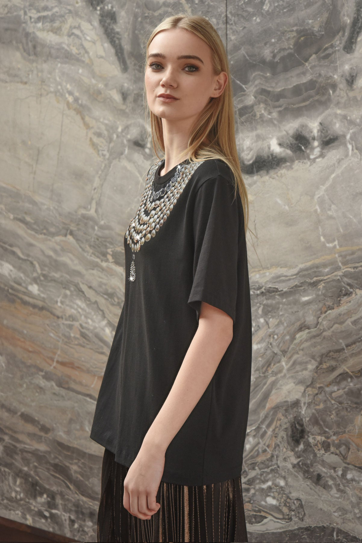 Curate Dazzling Dream Top - Black