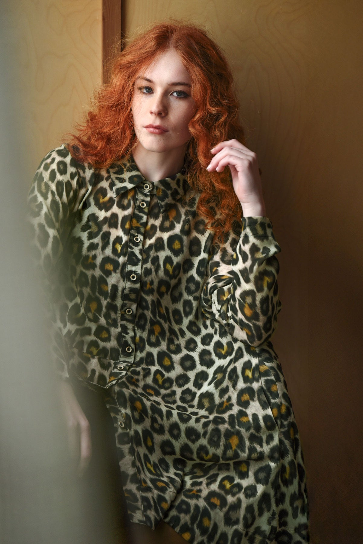 Curate On With The Show Shirt - Leopard