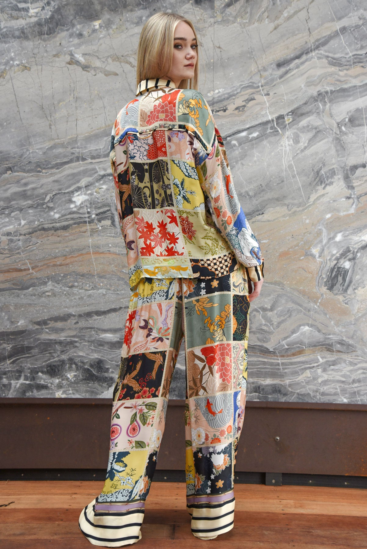 Curate Stretch a Leg Pant - Squares