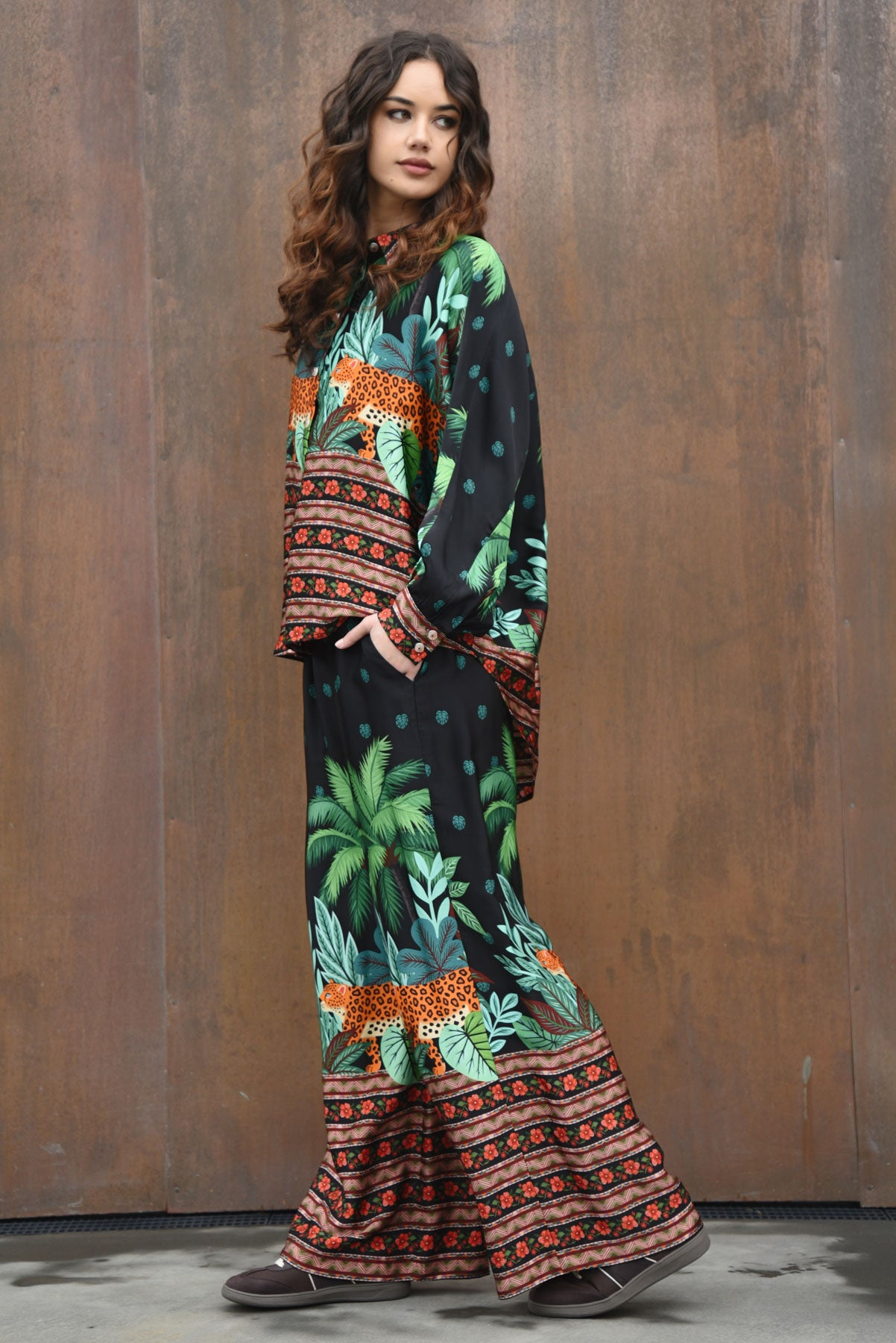 Curate Take Your Lead Pant - Leopard Stripe