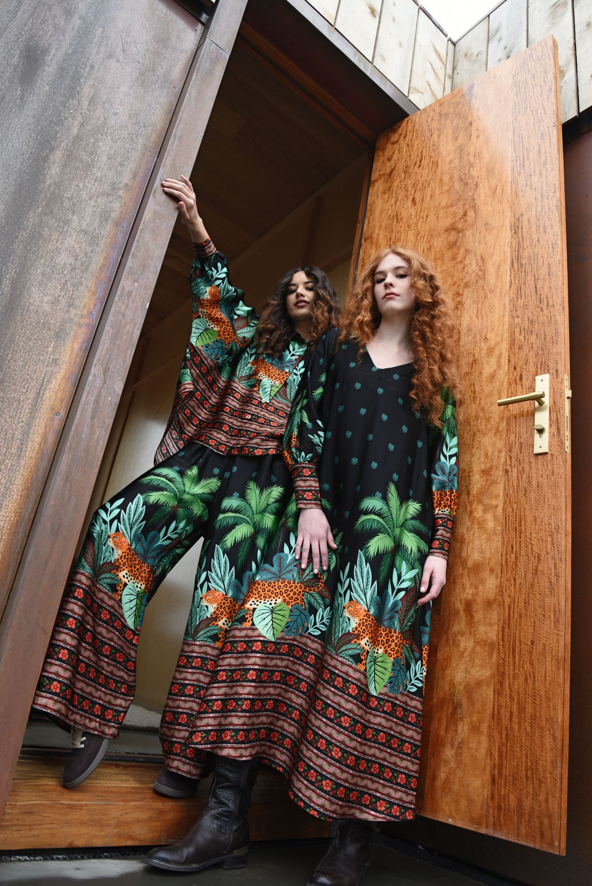 Curate Take Your Lead Pant - Leopard Stripe
