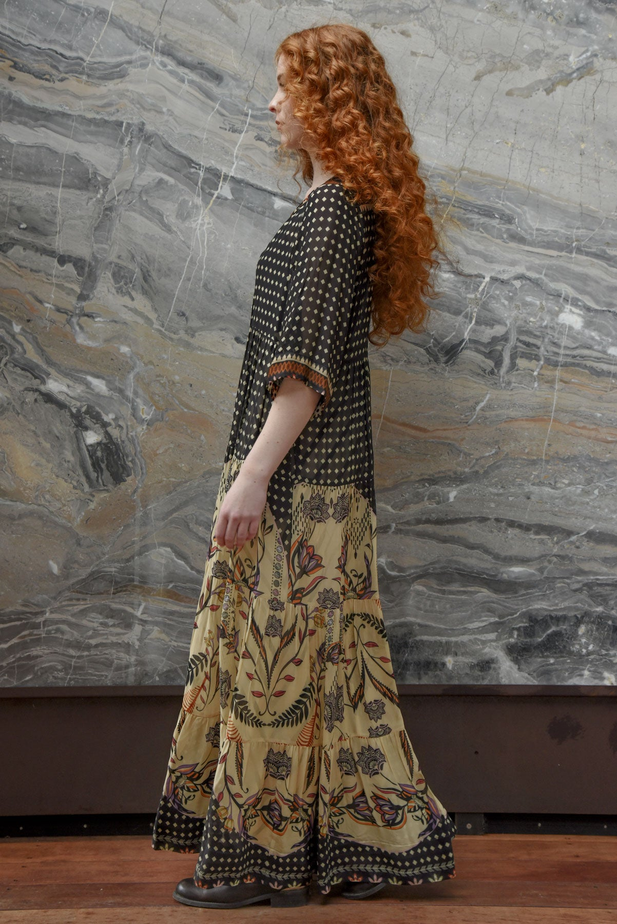 Curate High And Rising Dress - Border Spot