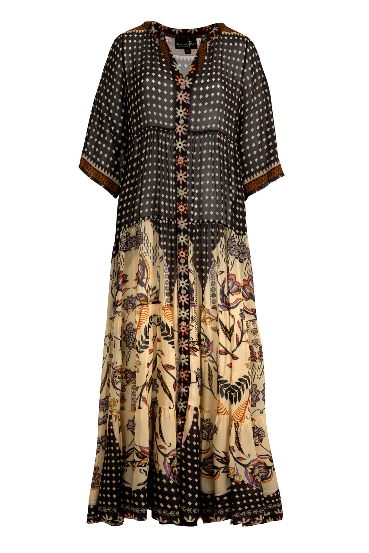 Curate High And Rising Dress - Border Spot